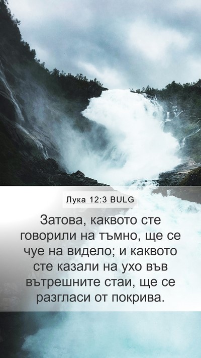 Лука 12:3 BULG Bible Verse Image
