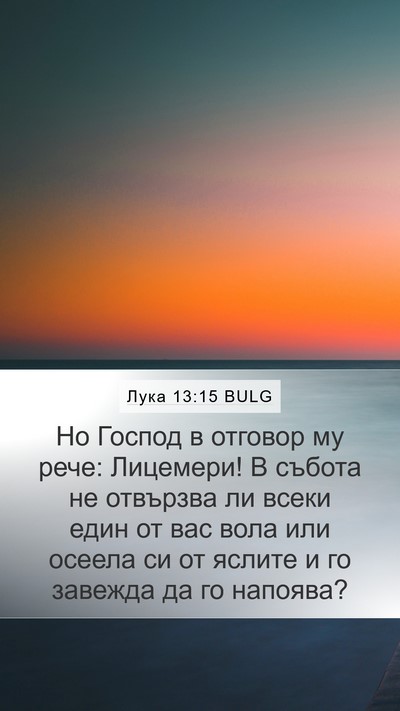 Лука 13:15 BULG Bible Verse Image