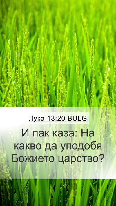 Лука 13:20 BULG Bible Verse Image