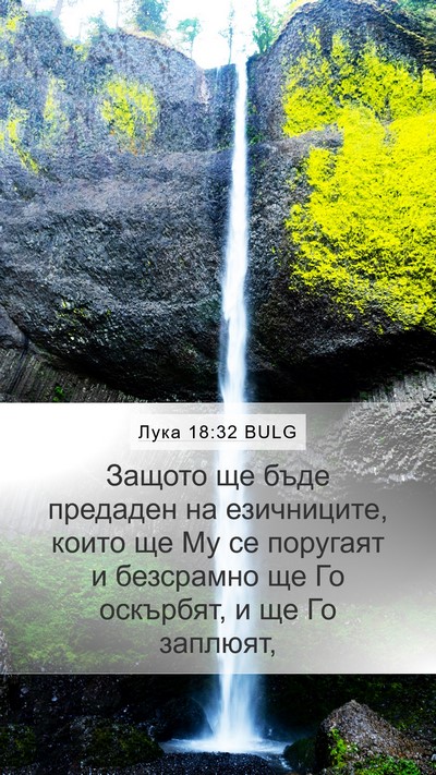 Лука 18:32 BULG Bible Verse Image