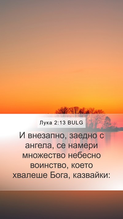 Лука 2:13 BULG Bible Verse Image