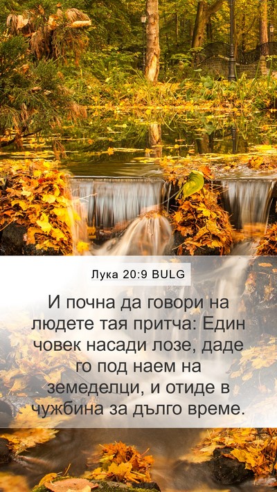 Лука 20:9 BULG Bible Verse Image