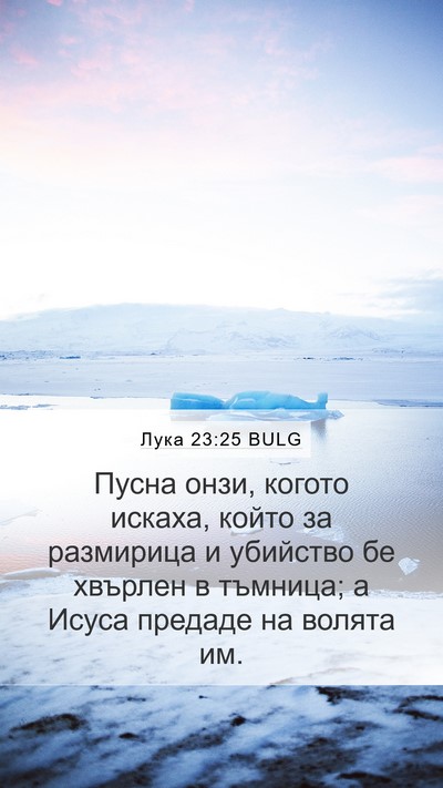 Лука 23:25 BULG Bible Verse Image
