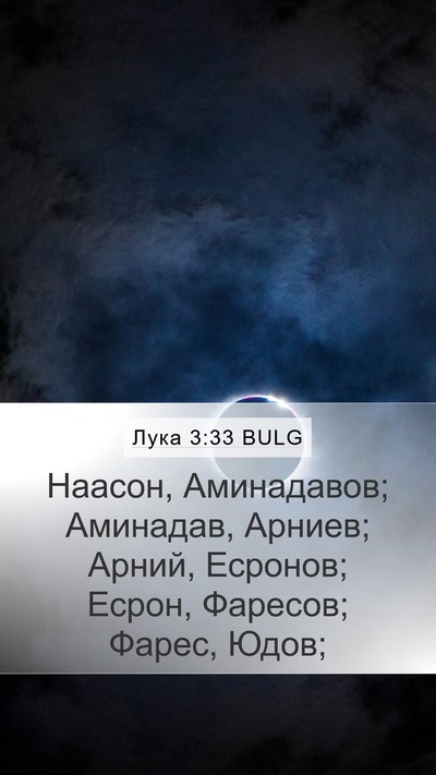 Лука 3:33 BULG Mobile Phone Wallpaper - Наасон, Аминадавов; - Mobile Bible Verse Wallpaper