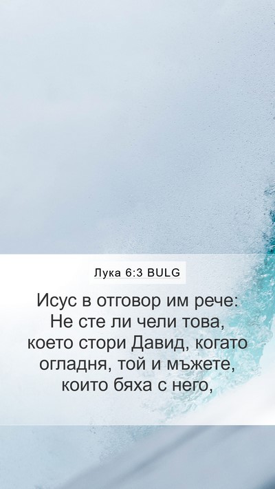 Лука 6:3 BULG Bible Verse Image
