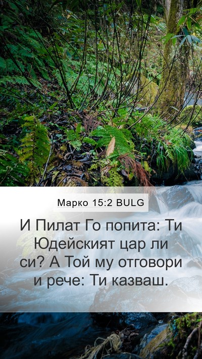 Марко 15:2 BULG Bible Verse Image