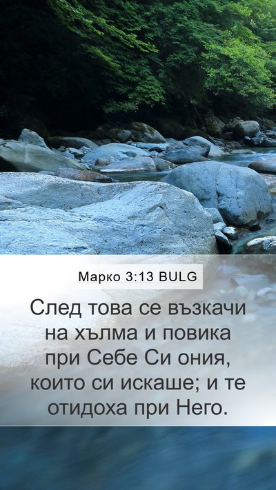 Марко 3:13 BULG Bible Verse Image