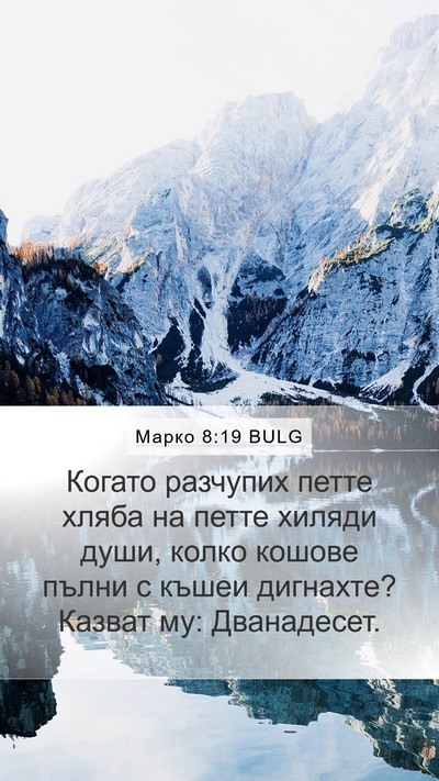 Марко 8:19 BULG Bible Verse Image