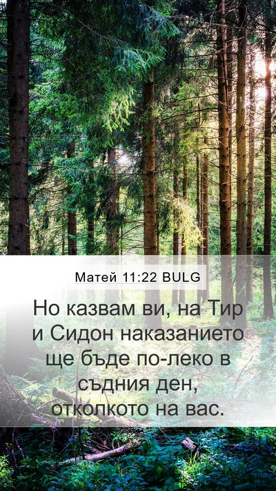 Матей 11:22 BULG Bible Verse Image