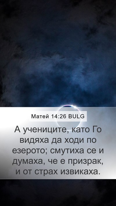 Матей 14:26 BULG Bible Verse Image