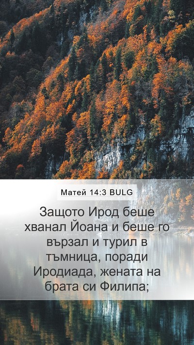 Матей 14:3 BULG Bible Verse Image