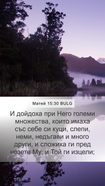 Матей 15:30 BULG Bible Verse Image