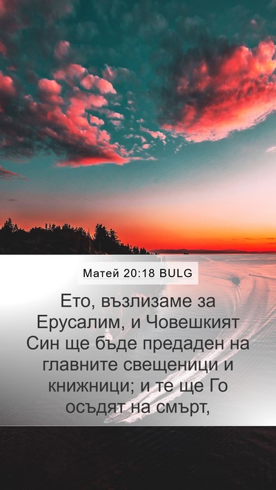 Матей 20:18 BULG Bible Verse Image