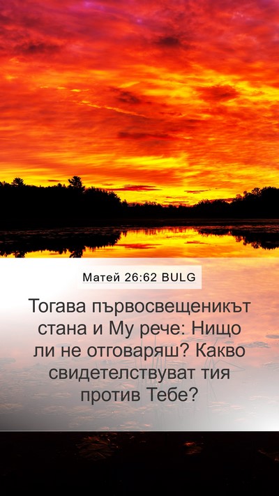 Матей 26:62 BULG Bible Verse Image