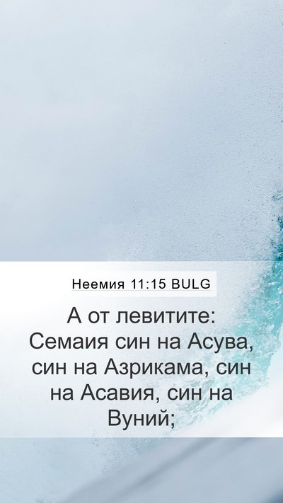 Неемия 11:15 BULG Bible Verse Image