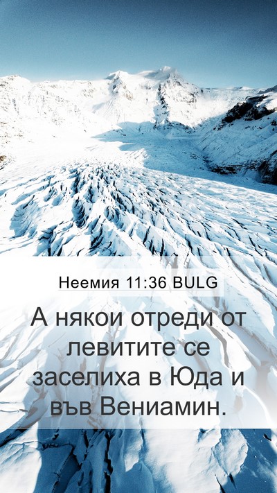 Неемия 11:36 BULG Mobile Phone Wallpaper - А някои отреди от левитите - Mobile Bible Verse Wallpaper