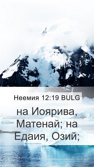 Неемия 12:19 BULG Bible Verse Image