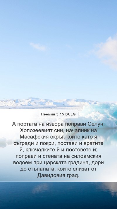 Неемия 3:15 BULG Bible Verse Image
