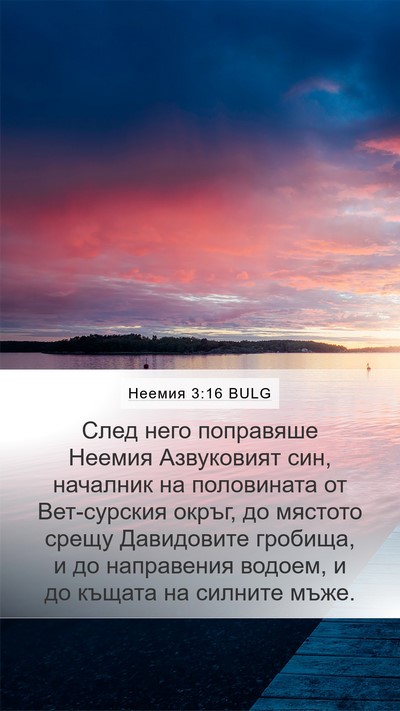 Неемия 3:16 BULG Bible Verse Image