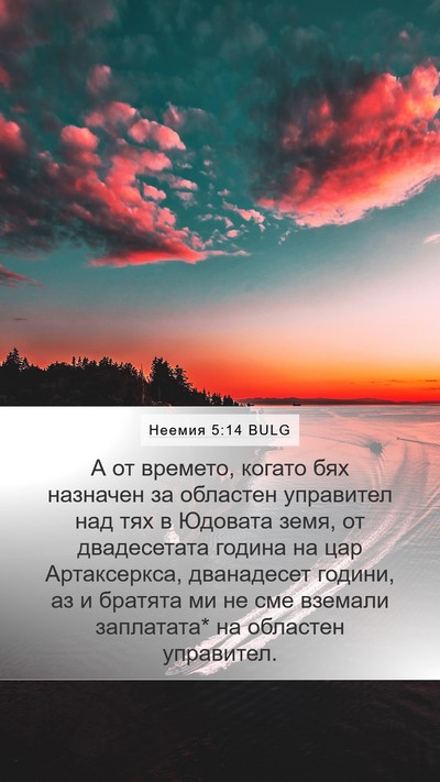 Неемия 5:14 BULG Bible Verse Image