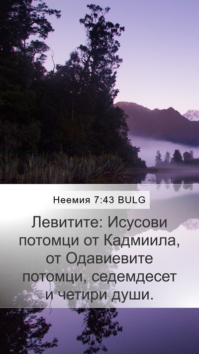 Неемия 7:43 BULG Bible Verse Image