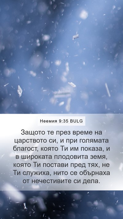 Неемия 9:35 BULG Bible Verse Image