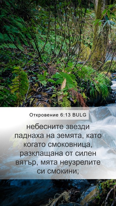 Откровение 6:13 BULG Bible Verse Image