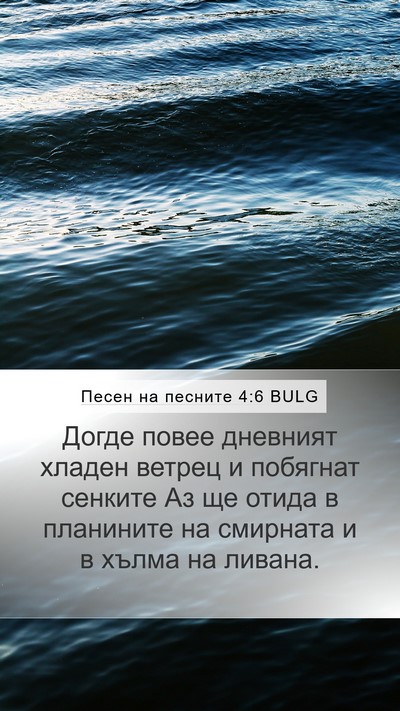 Песен на песните 4:6 BULG Bible Verse Image