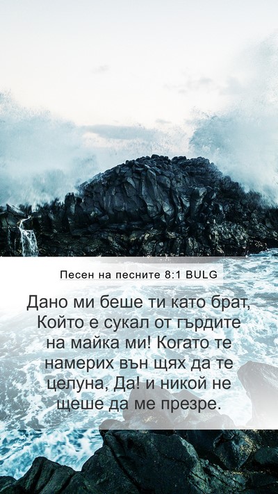 Песен на песните 8:1 BULG Bible Verse Image