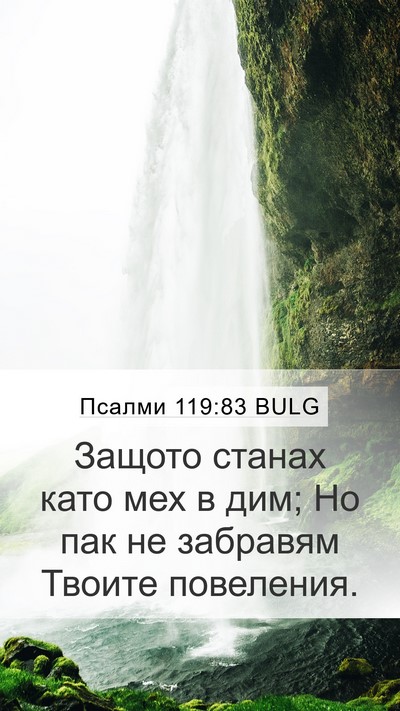 Псалми 119:83 BULG Bible Verse Image
