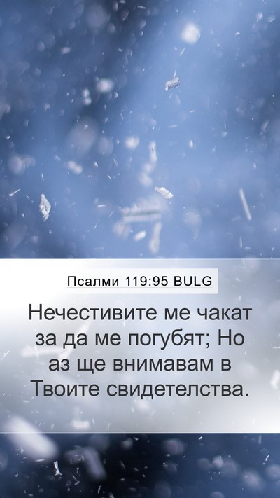 Псалми 119:95 BULG Bible Verse Image
