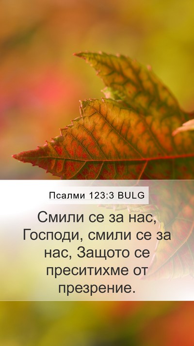 Псалми 123:3 BULG Bible Verse Image