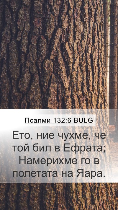 Псалми 132:6 BULG Bible Verse Image