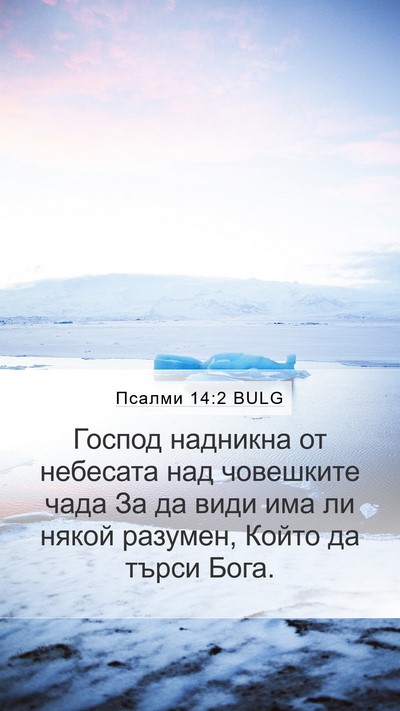 Псалми 14:2 BULG Bible Verse Image