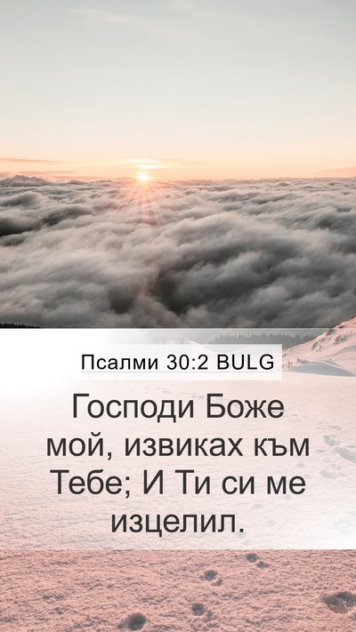 Псалми 30:2 BULG Bible Verse Image