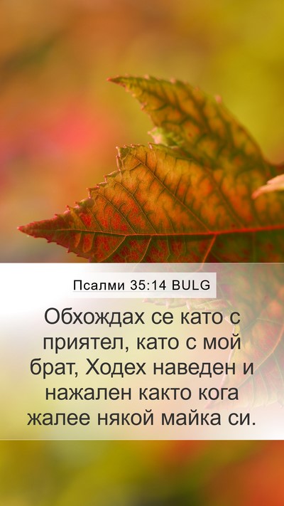 Псалми 35:14 BULG Bible Verse Image