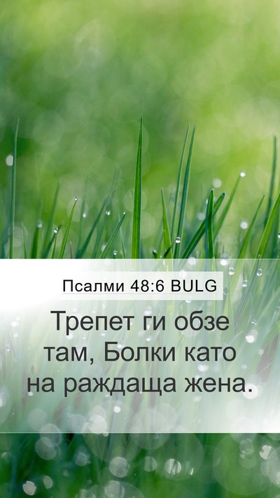 Псалми 48:6 BULG Bible Verse Image