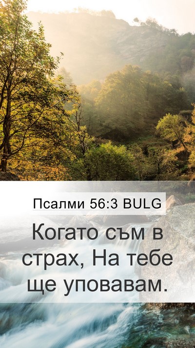 Псалми 56:3 BULG Bible Verse Image