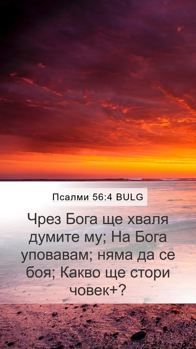 Псалми 56:4 BULG Bible Verse Image