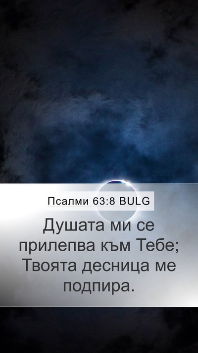 Псалми 63:8 BULG Bible Verse Image