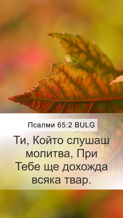 Псалми 65:2 BULG Bible Verse Image