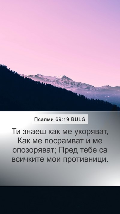Псалми 69:19 BULG Bible Verse Image