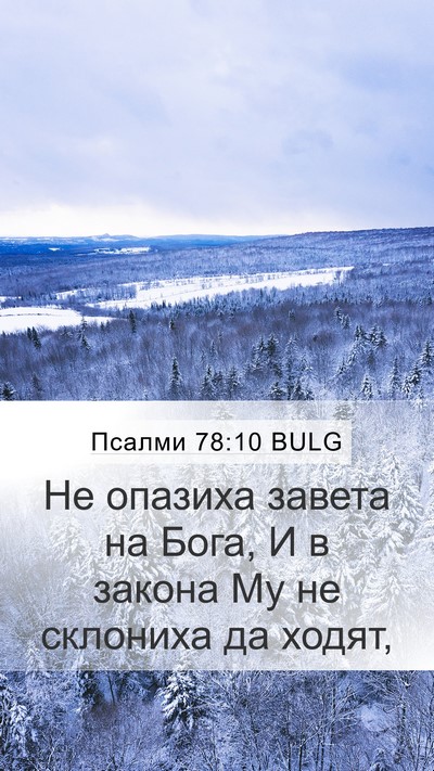 Псалми 78:10 BULG Bible Verse Image