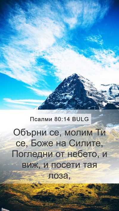 Псалми 80:14 BULG Bible Verse Image