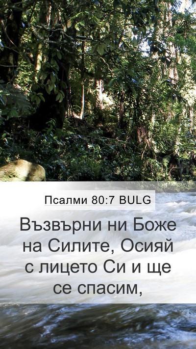Псалми 80:7 BULG Bible Verse Image