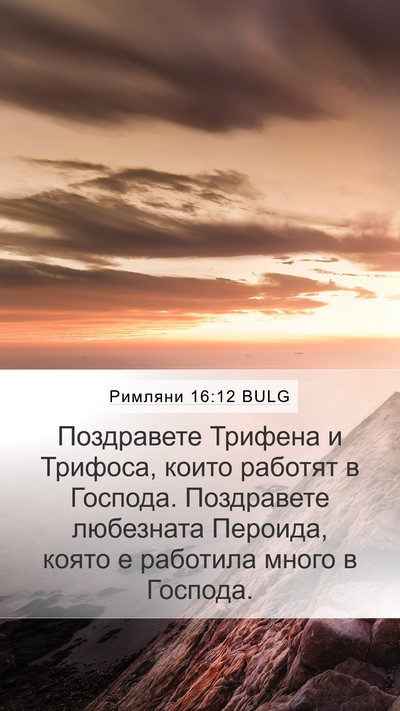 Римляни 16:12 BULG Bible Verse Image