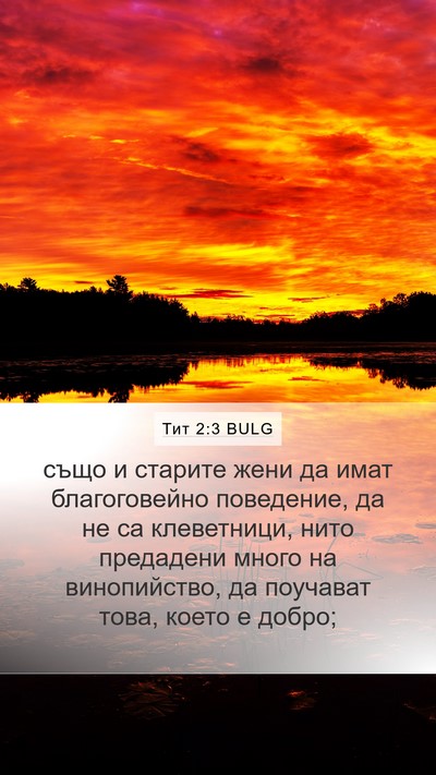 Тит 2:3 BULG Bible Verse Image
