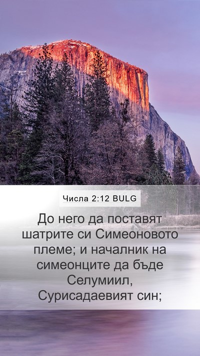 Числа 2:12 BULG Bible Verse Image