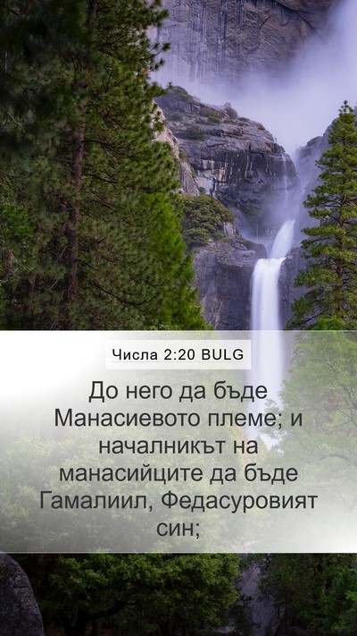 Числа 2:20 BULG Bible Verse Image