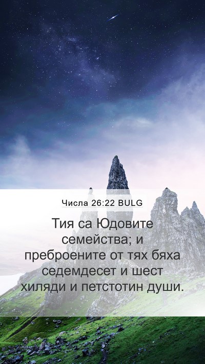 Числа 26:22 BULG Bible Verse Image
